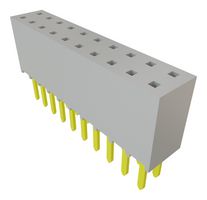 SAMTEC SSW-110-02-G-D PCB Receptacle, Board-to-Board, 2.54 mm, 2 Rows, 20 Contacts, Through Hole Mount