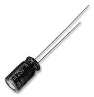 PANASONIC ECEA1CN471U Electrolytic Capacitor, 470 µF, 16 V, ± 20%, Radial Leaded, 2000 hours @ 85°C
