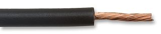 PRO POWER BK 6.0 BLK 100M Wire, Stranded, Switchgear, BS6231, PVC, Black, 84 x 0.32mm, 100 m