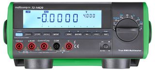 MULTICOMP PRO 72-14620 Bench Digital Multimeter, 4.75, RS232, USB, 10 A, 1 kV, 40 Mohm