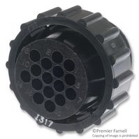 AMP - TE CONNECTIVITY 213849-1 CIRCULAR CONNECTOR HOUSING, PLUG, 16 POS